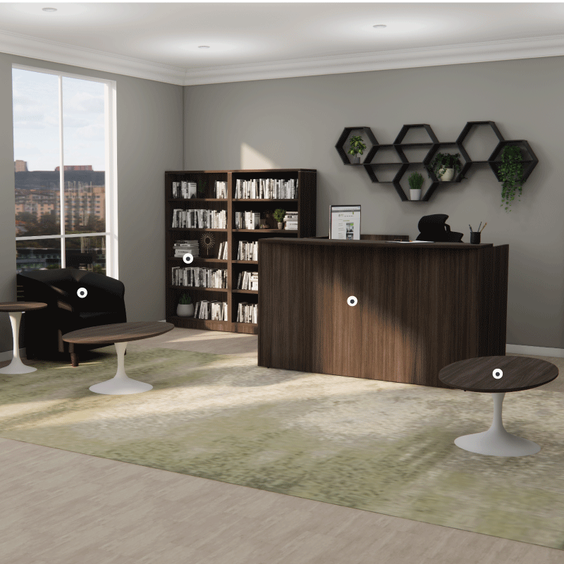 Blandford reception area