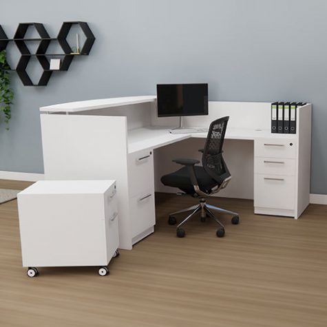 Designer White Private Office