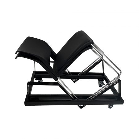 Dolly with Chairs Stacked