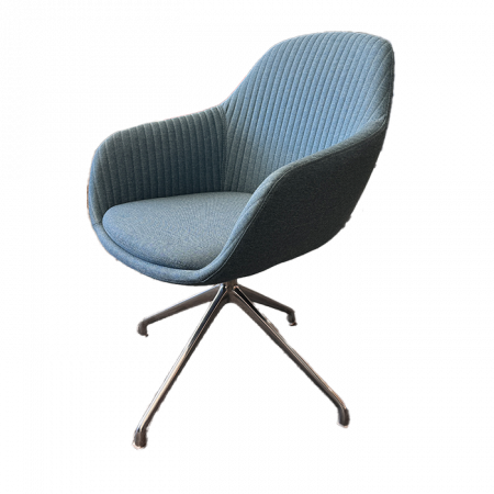 SYS CHAIR ARMCHAIR W 4 STAR FEET - Turguoise 2