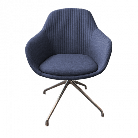 SYS CHAIR ARMCHAIR W 4 STAR FEET - blue 1