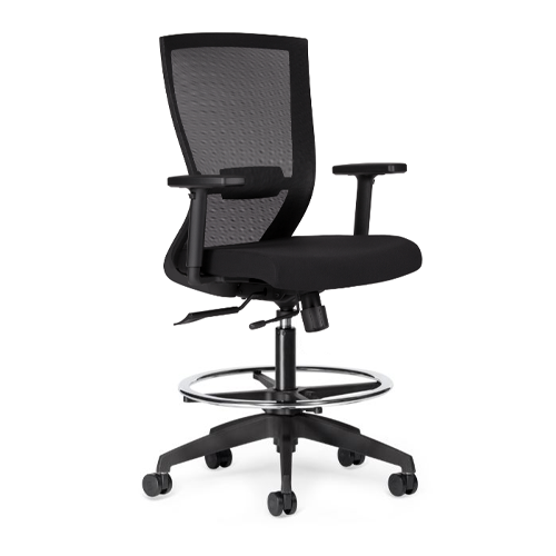 The High Back Brode with Stool by Gateway Office Furniture
