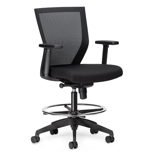 The Mid Back Brode with Stool by Gateway Office Furniture